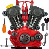 Ariko speelgoed motor - DIY - bougie - sleutel - monteur - gereedschap - licht en geluid