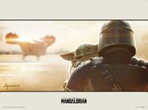 Star Wars The Mandalorian Shoulder Art Print 30x40cm | Poster