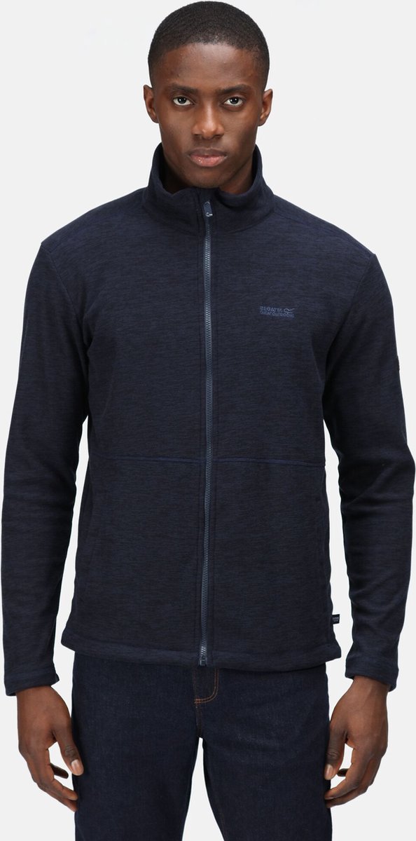 De Regatta Eilon Fleece outdoortrui heren tweekleurig lichtgewicht Donkere marine Blauw