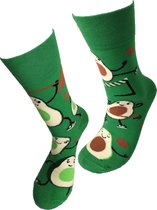 Verjaardag cadeau - Avocado sokken - vrolijke sokken - valentijn cadeau - aparte sokken - grappige sokken - leuke dames en heren sokken - moederdag - vaderdag - Socks waar je Happy van wordt - Maat 36-41