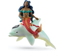 foto van schleich BAYALA - Isabelle op dolfijn - Speelfiguur - Kinderspeelgoed voor Jongens en Meisjes - 5 tot 12 jaar - 70719