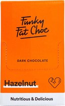 Funky Fat Choc | Chocolade Tablet | Hazelnoot | 10 Stuks | 10 x 50g