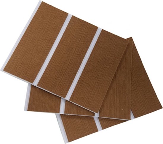 Teck en mousse EVA , Feuilles de platelage - Teck en mousse Eva - Plancher de yacht en Eva - Plancher de bateau en mousse de faux teck Eva 230x90x0.06 cm