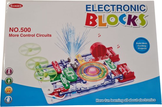 Electronic Blocks 'Educatief elektro leren' NO.500 (compatibel met Spektro)
