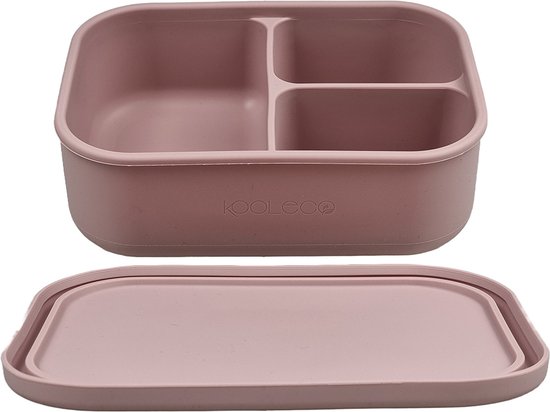 Foto: Kooleco siliconen bento lunchbox woodrose