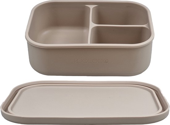 Foto: Kooleco siliconen bento lunchbox sand