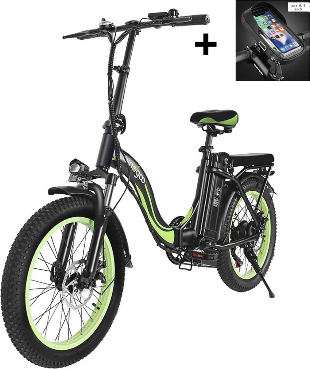 Merkloos Sans marque Windgoo E20 Urban Elektrische Fiets E bike 20Inch 12.5Ah APP Fat Tire 7 Speed Shimano