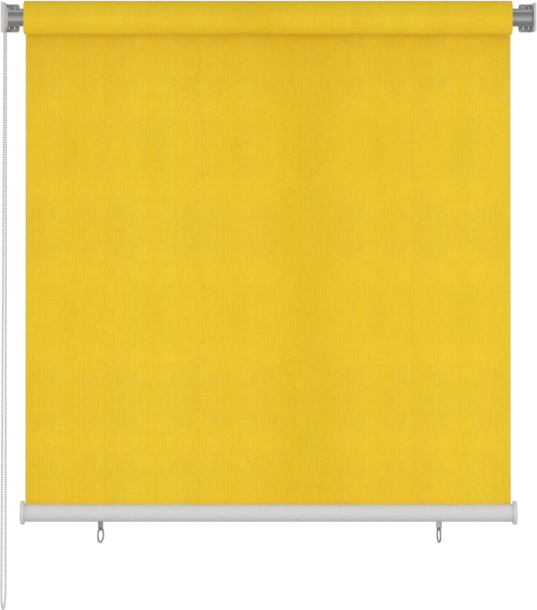 Prolenta Premium - Rolgordijn voor buiten 140x140 cm HDPE geel