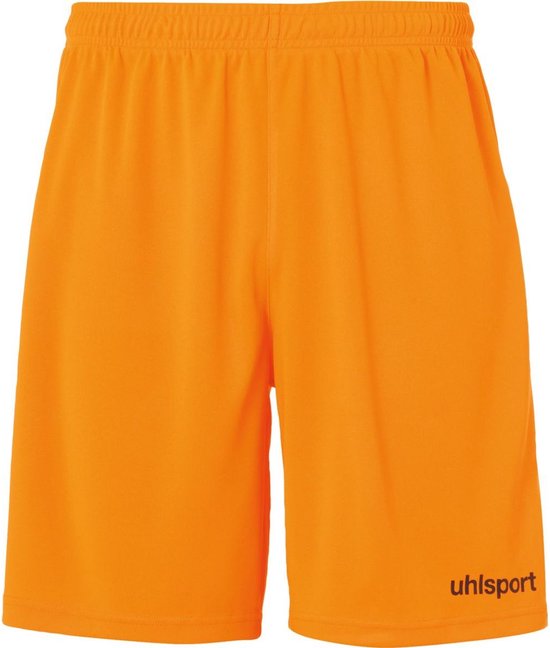 Uhlsport Center Basic Short Hommes - Oranje Fluo / Zwart | Taille M.
