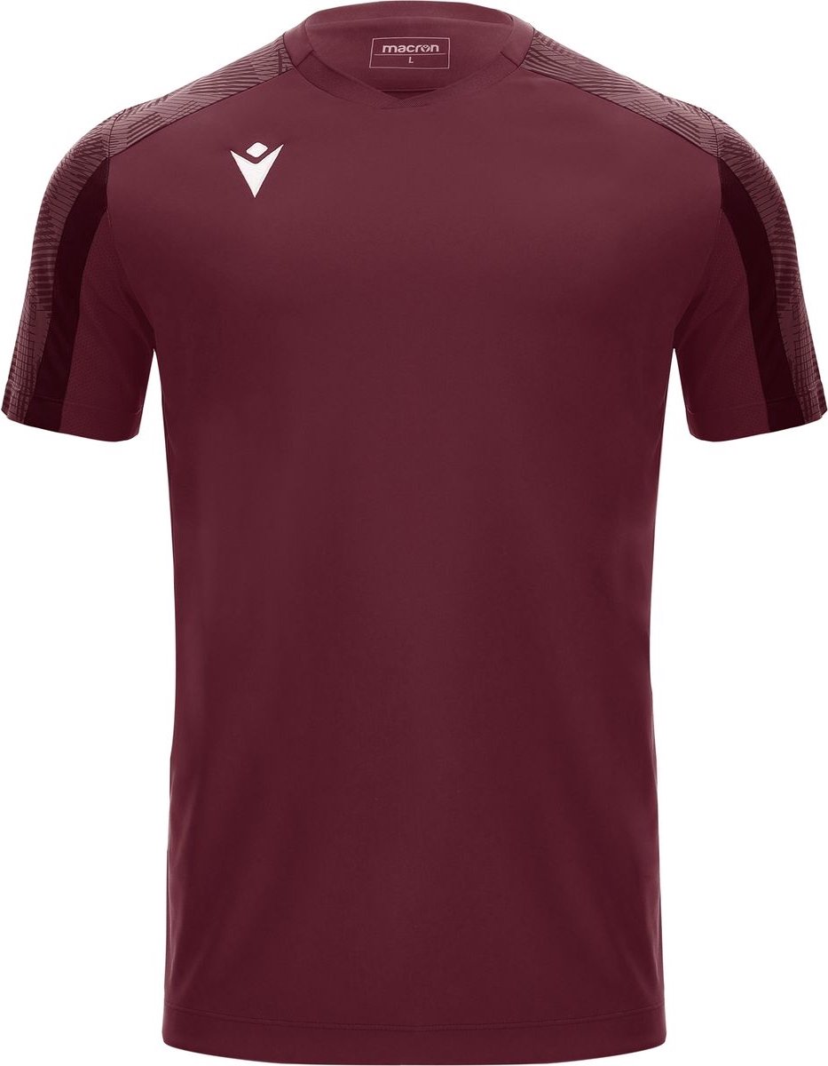 Macron Gede Shirt Korte Mouw Kinderen - Bordeaux | Maat: 9-10 Y