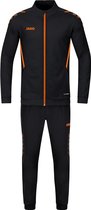 Jako Challenge Polyester Suit Hommes - Zwart / Oranje Fluo | Taille : XL