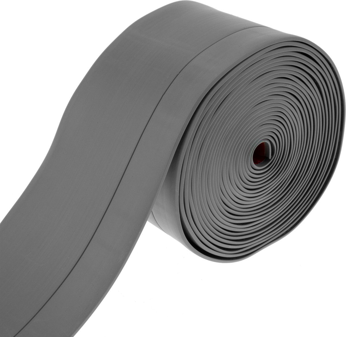 PrimeMatik - Flexibele zelfklevende plint 50 x 20 mm. Lengte 5 m grijs