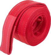PrimeMatik - Webbing Sling, hijsband 10m x 150mm 5000Kg voor hijsen en kranen, Rode kleur