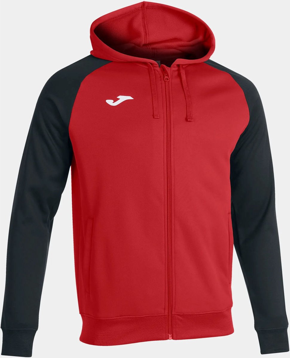 Joma Academy IV Jas Met Kap Heren - Rood / Zwart | Maat: S
