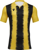 Macron Miram Shirt Korte Mouw Kinderen - Geel / Zwart | Maat: 164