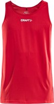 Craft Rush Singlet Hommes - Rouge | Taille: 3XL