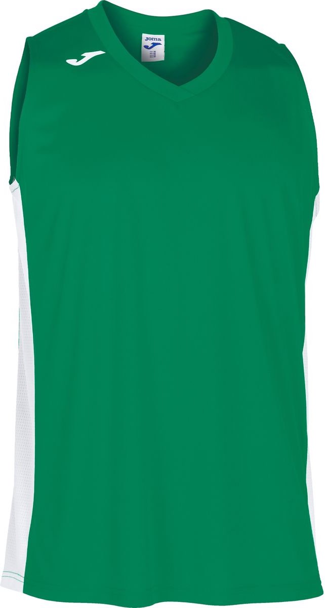 Joma Cancha III Basketbalshirt Heren - Groen / Wit | Maat: XL