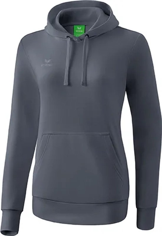 Erima Sweatshirt Met Capuchon Dames Slate Grijs Maat 38