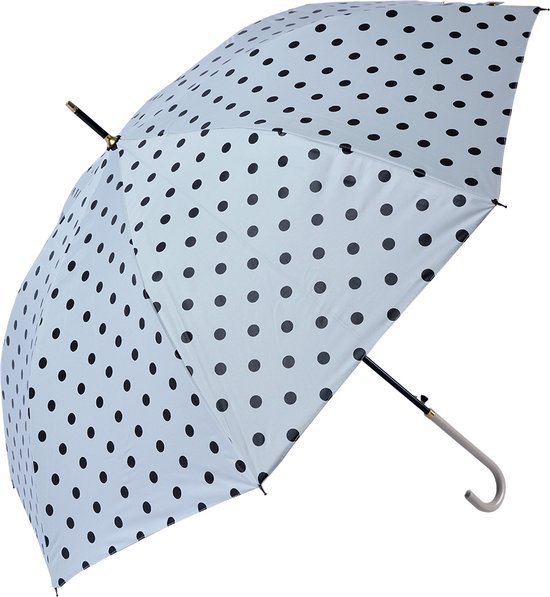 Juleeze Paraplu Volwassenen Ø 100 cm Wit Polyester Stippen Regenscherm