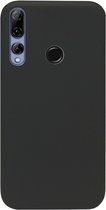 ADEL Siliconen Back Cover Softcase Hoesje Geschikt voor Huawei P Smart Plus 2019 - Zwart