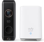 Bol.com Eufy Dual 2 Pro 2K Draadloze Video Deurbelset Inclusief Homebase 2 - Accu - Zwart aanbieding