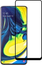 Smartphonica Samsung Galaxy A80 full cover tempered glass screenprotector van gehard glas met afgeronde hoeken geschikt voor Samsung Galaxy A80