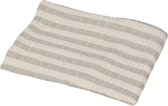 Quax Natural Muslin Tetra doek - 70x70cm - Grey Stripes