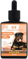 K9 Laboratories Ontworming hond - vanaf 40 kg - 30 ml - 100% natuurlijk - bij honden met spoelwormen, haakwormen, lintworm, zweepwormen