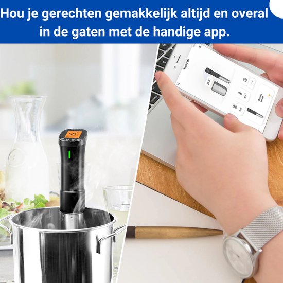 Maquina Sous Vide Severin Máquina De Cocina Al Vacío Severin SV 2451 Sous Vide Stick – 1300W, Pantalla LED, Resistencia Al Agua IPX7 Máquina Cocinar Al Vacío IPX7 Resistente Agua