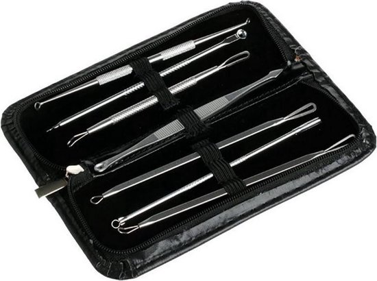 *** 2 SetsProfessionele 7 Delige Mee-eters & Acne Verwijderen Set -Verzorging- Blackhead Killer – Gezichtsverzorging-Huidverzorging-van Heble® ***