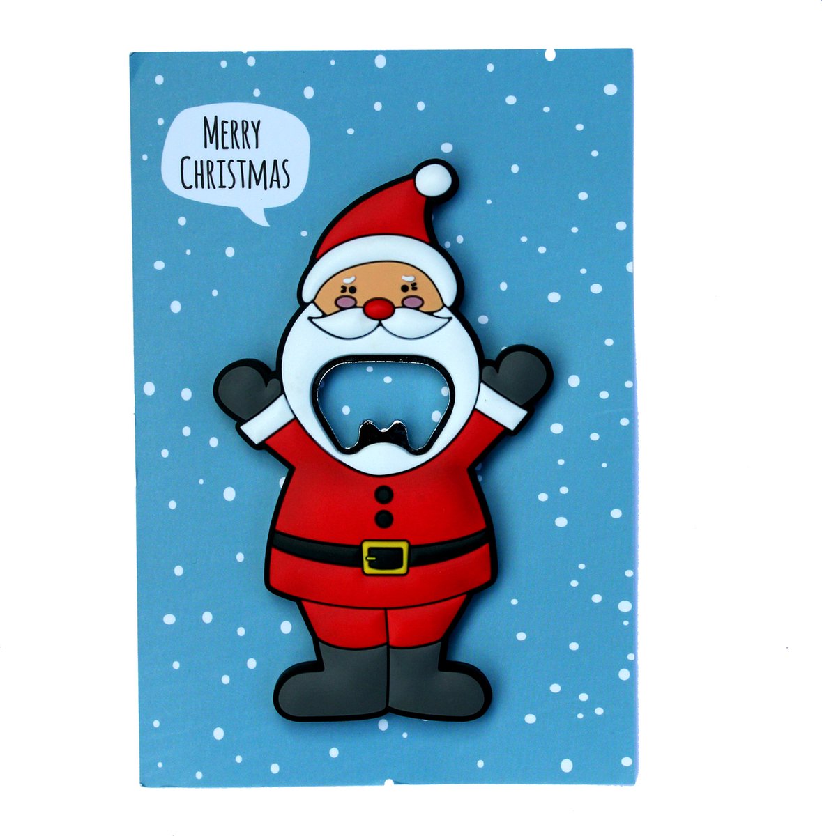 Décapsuleur Père Noël - Joyeux Noël - Noël - Cadeau pour homme - Hiver -  Noël - Drôle