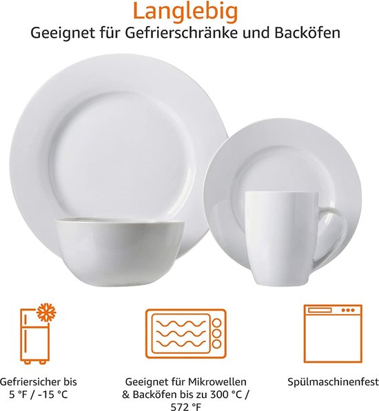 Koffieservies, aardewerk Osita, crèmewit | bol