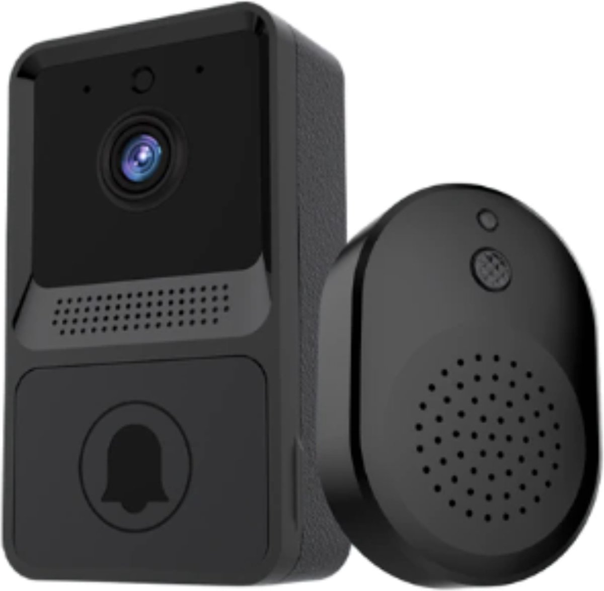 Draadloze deurbel met camera, 1080p HD, Alexa, smart deurbel, draadloos
