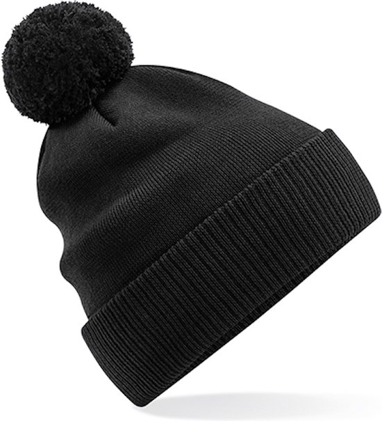 Beechfield 'Organic Cotton Snowstar® Beanie' Zwart