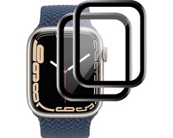 2x Geschikt voor Apple Watch SE 40mm 2022 Screenprotector - Beschermglas Folie Geschikt voor Apple Watch SE 40mm 2022