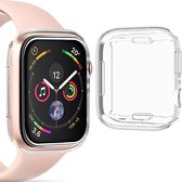 Apple Watch SE 40mm 2022 Screenprotector - Apple Watch SE 40mm 2022 Hoesje - Volledige Bescherming - Beschermglas Apple Watch SE 40mm Screen Protector Glas