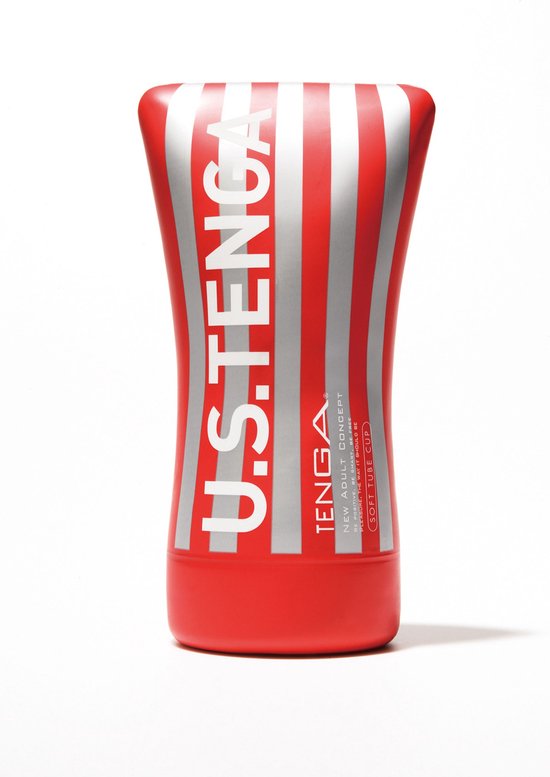 Tenga - Original US Soft Tube Cup - Vibrator - Masturbator - Rood