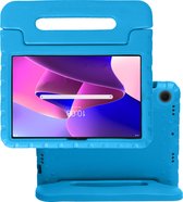 Hoesje Geschikt voor Lenovo Tab M10 Plus 3rd Gen Hoesje Kinderhoes Shockproof Hoes Kids Case - Blauw