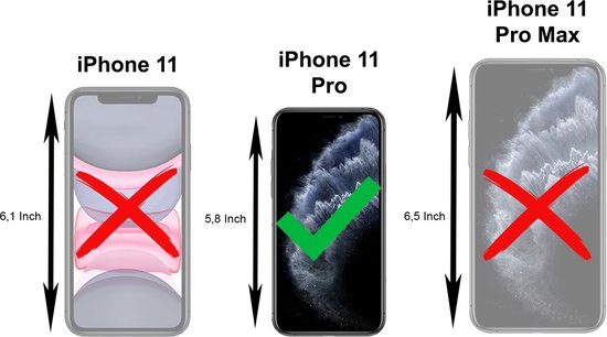iPhone 11 Pro Screen Protector - Beschermglas iPhone X Screenprotector - iPhone XS Screenprotector - 3 stuks - LuxeRoyal