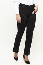 247 Jeans Iris T20 - Medium waist tight leg, black stretch twill, W31-L32