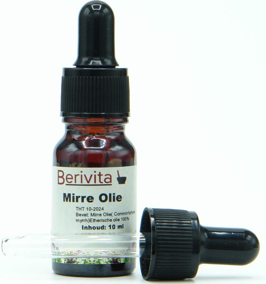 Mirre Olie 100% 10ml Pipetfles - Mirre Etherische Olie van Myrrha Hars -  Myrrh Oil | bol.com