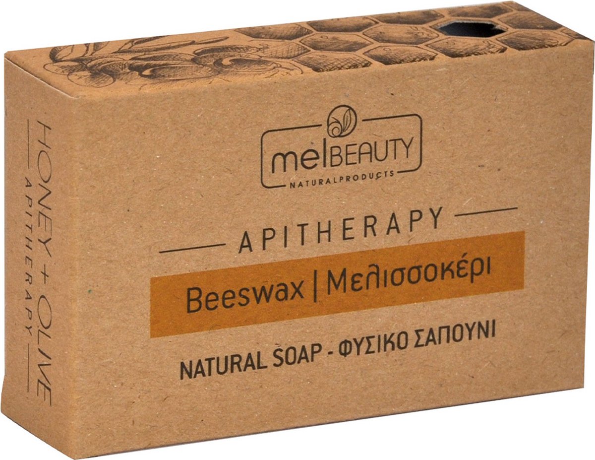 MelBeauty Honey and Olive Oil Soap with Beeswax and Chamomile Aroma 85gr. | Zeep Honing Kamille | Handzeep