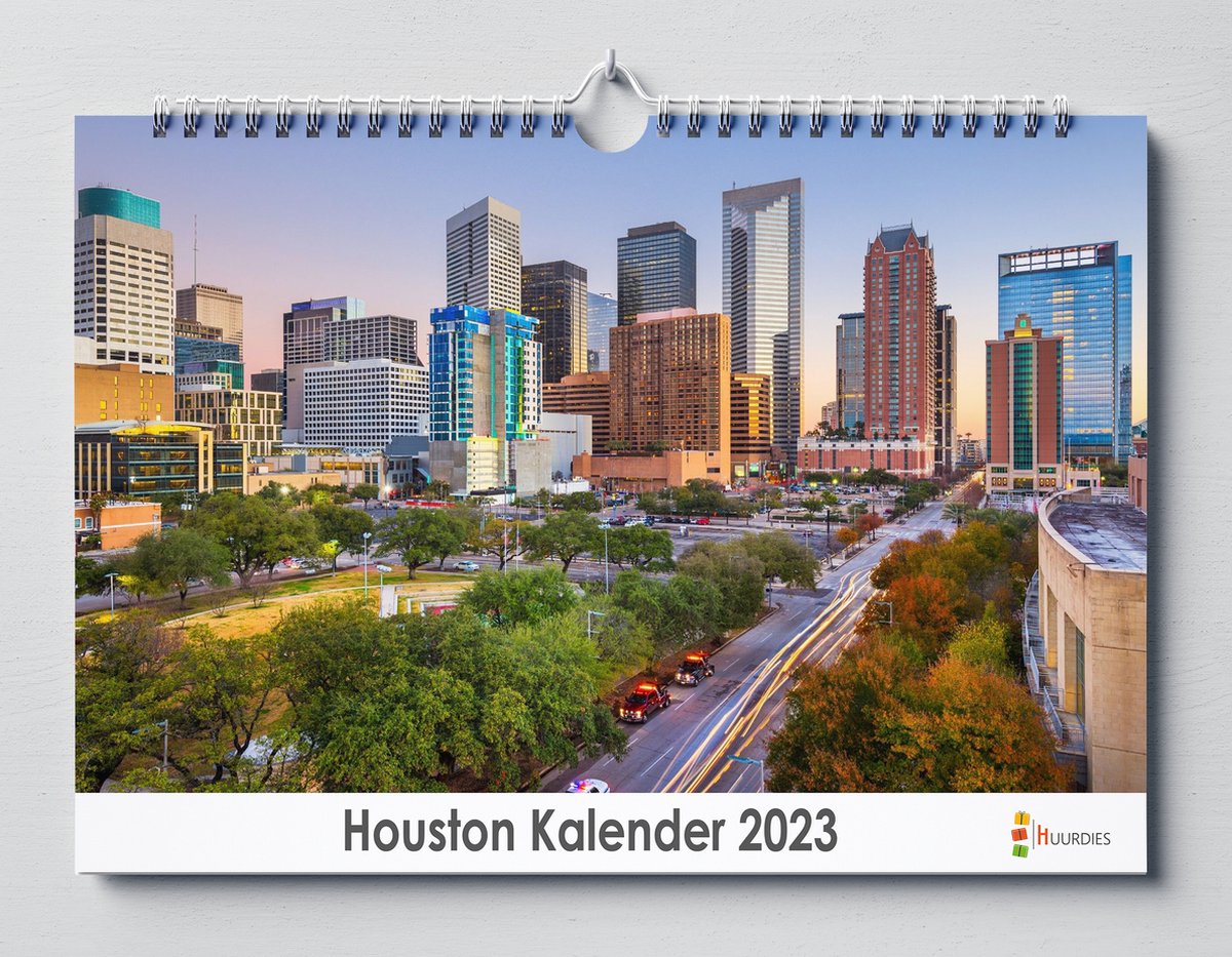 Houston kalender 2023 | 35x24 cm | jaarkalender 2023 | Wandkalender 2023