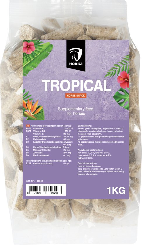 Horka - Tropical Paardensnoepjes - 1 kg