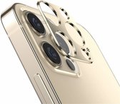 Camera Lens Glass Protector Geschikt voor:  Apple iPhone 12 Pro - Goud