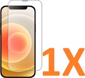 Protecteur d'écran Glas - Protecteur d'écran en Tempered Glass trempé - 1x Convient pour : Apple iPhone 12 et iPhone 12 Pro (6,1 pouces)