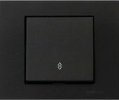 Interrupteur à bascule - noir - Interrupteur à bascule noir - OVIVO- 1 bouton