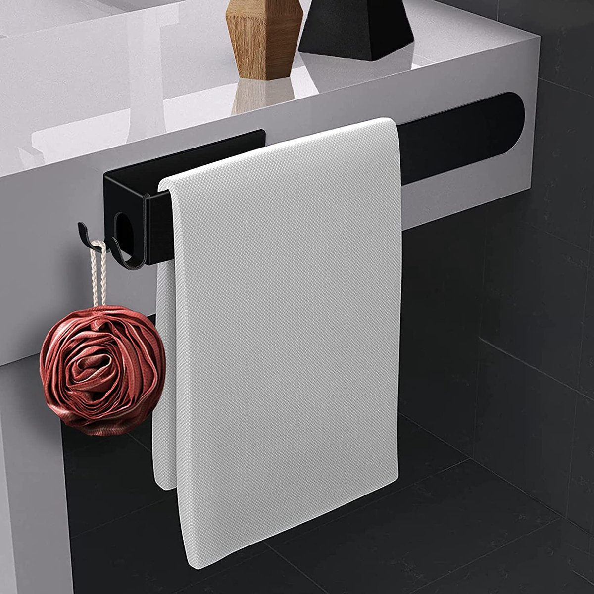 Radiator Handdoekrek – Zwart – 35 Cm – Stevig Metaal – Voor Het Drogen En Verwarmen Van Handdoeken En Kleding Radiator Handdoekrek – Zwart – 35 Cm – Stevig Metaal – Voor Het Drogen En Verwarmen Van Handdoeken En Kleding