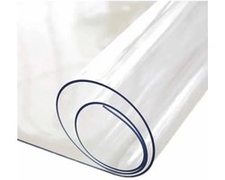 Tafelbeschermer Glashelder 80x120 cm - 1,7 mm Dikte - 100% Transparant - Gemakkelijk Schoon te Maken en Waterdicht - Tafelbeschermer - Hoge Kwaliteit - Tafelzeil - Tafelkleden