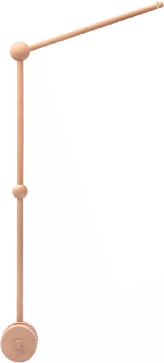Baby Mobiel Sterren + Houten Mobiel Houder + Muziekbox - Boxmobiel - Babyshower Cadeau Baby Mobiel - Wieg Mobiel - Kraamcadeau van DEJA!® — afbeelding 4